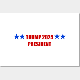 Trump 2024 president Posters and Art